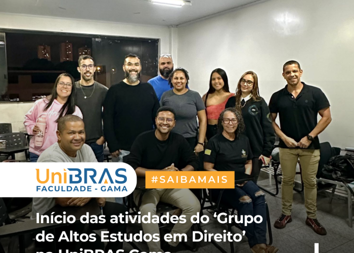 Início das atividades do Grupo de Altos Estudos em Direito na UniBRAS Gama (1)