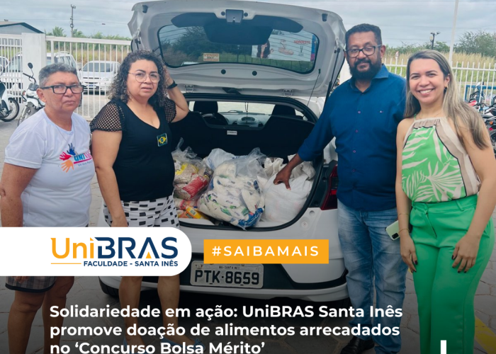 Solidariedade-em-acao-UniBRAS-Santa-Ines-promove-doacao-de-alimentos-arrecadados-no-‘Concurso-Bolsa-Merito-1